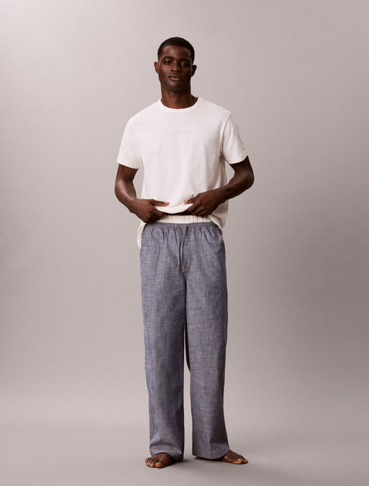 Cotton Chambray Sleep Pants - Calvin Klein Underwear