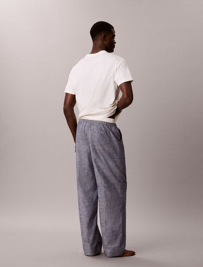 Cotton Chambray Sleep Pants - Calvin Klein Underwear