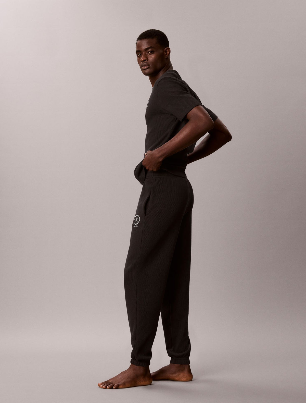 Brushed Waffle Sleep Tee - Calvin Klein Underwear