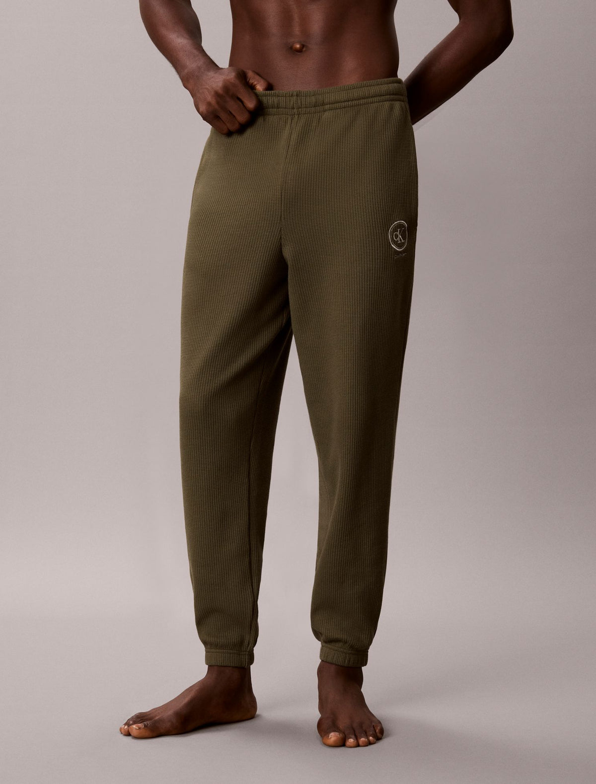 Brushed Waffle Sleep Joggers - Calvin Klein Underwear