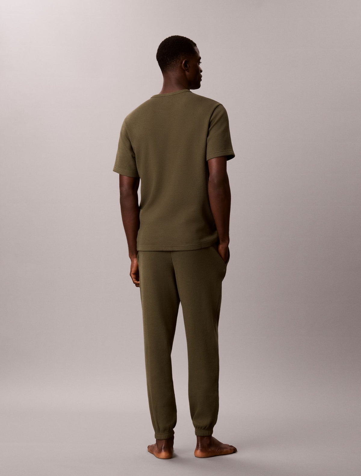 Brushed Waffle Sleep Joggers - Calvin Klein Underwear