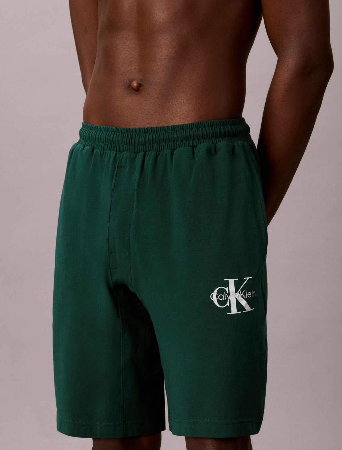 Icon Cotton Stretch Monologo Sleep Shorts - Calvin Klein Underwear