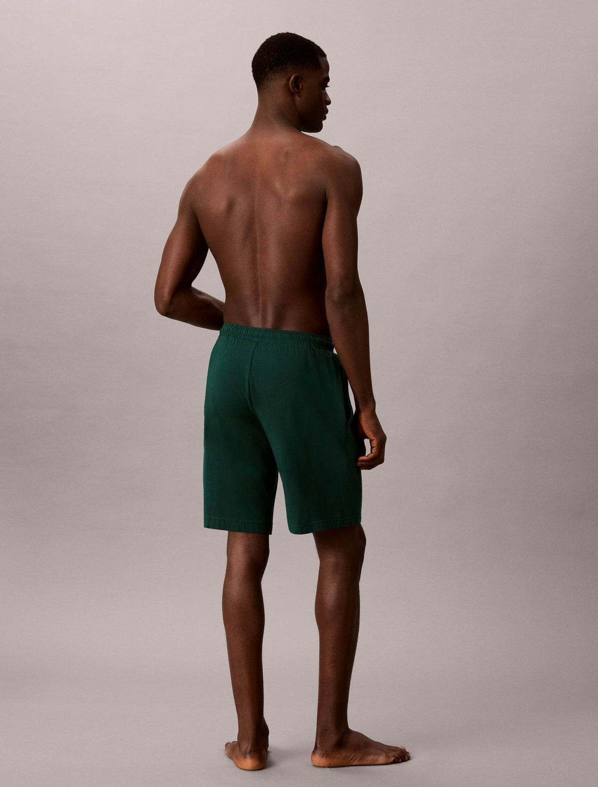 Icon Cotton Stretch Monologo Sleep Shorts - Calvin Klein Underwear