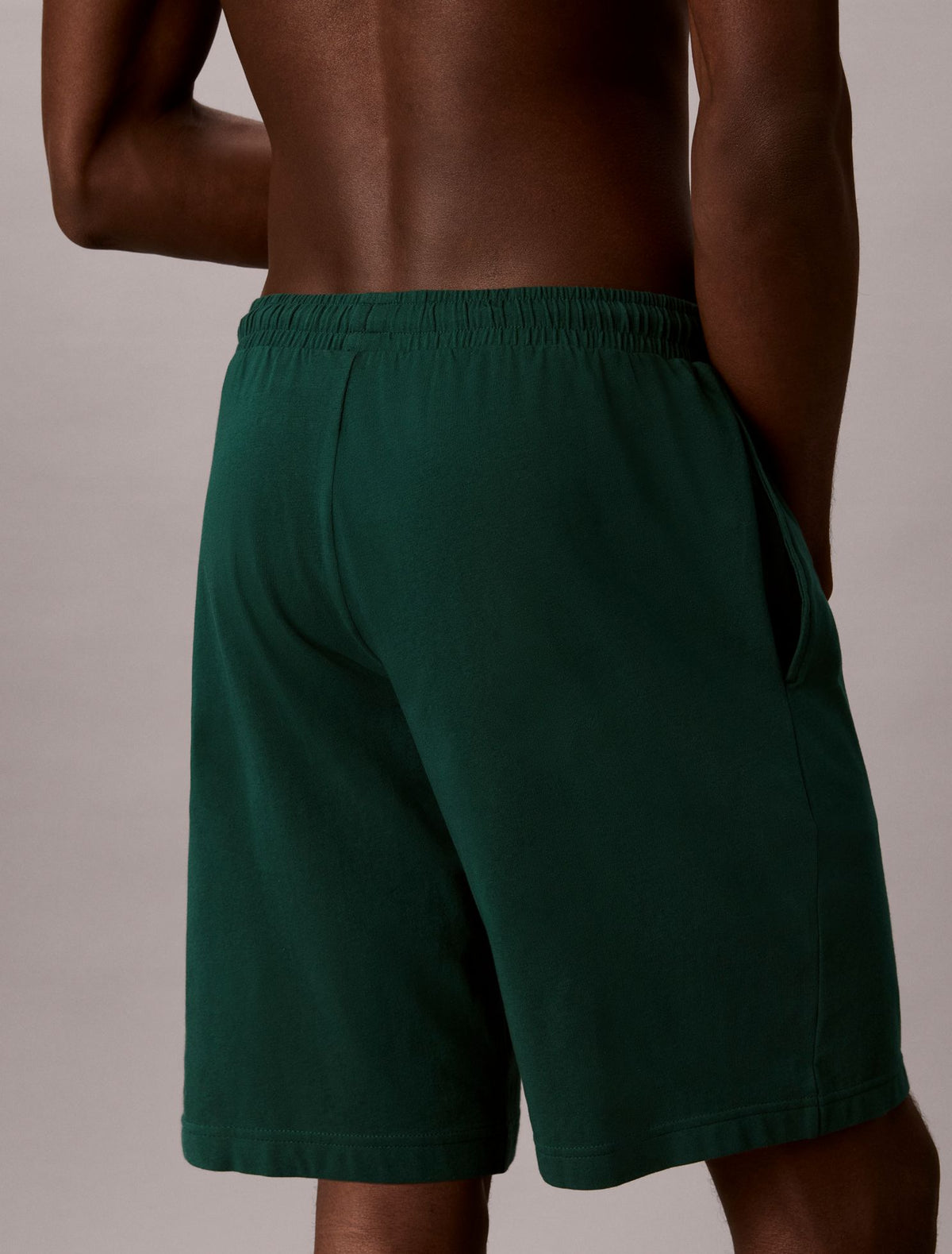 Icon Cotton Stretch Monologo Sleep Shorts - Calvin Klein Underwear