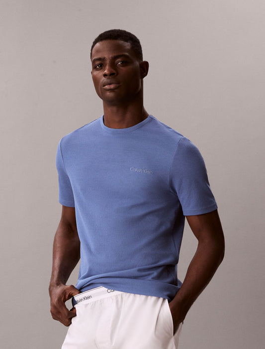 Pique Crewneck Sleep T-Shirt - Calvin Klein Underwear