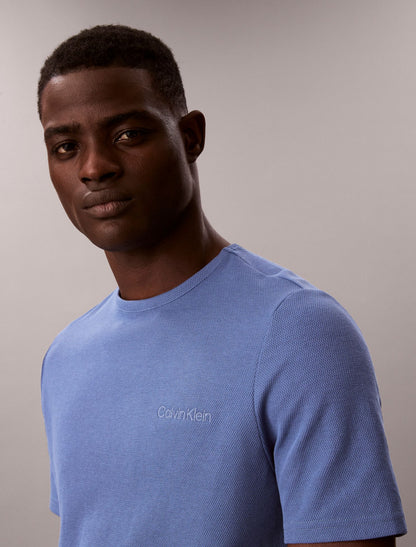 Pique Crewneck Sleep T-Shirt - Calvin Klein Underwear