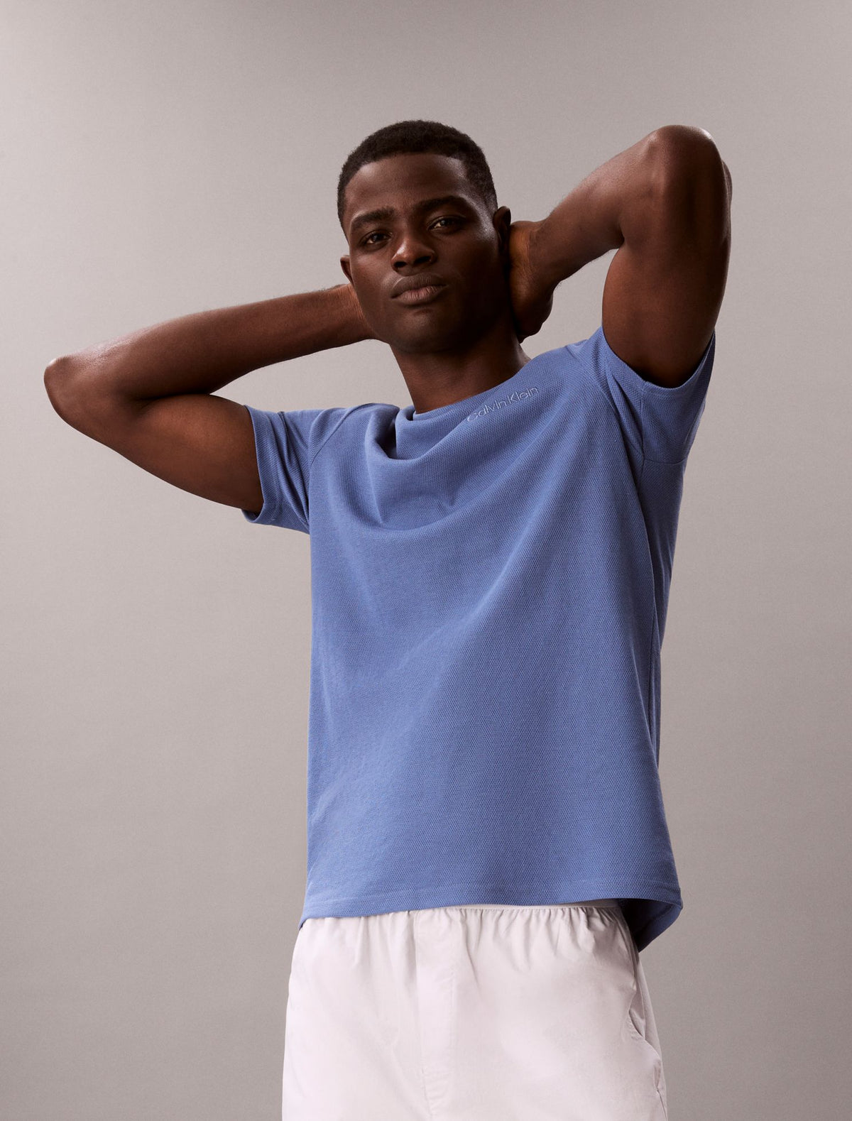Pique Crewneck Sleep T-Shirt - Calvin Klein Underwear