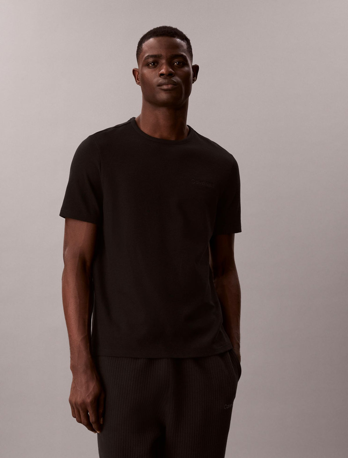Pique Crewneck Sleep T-Shirt - Calvin Klein Underwear