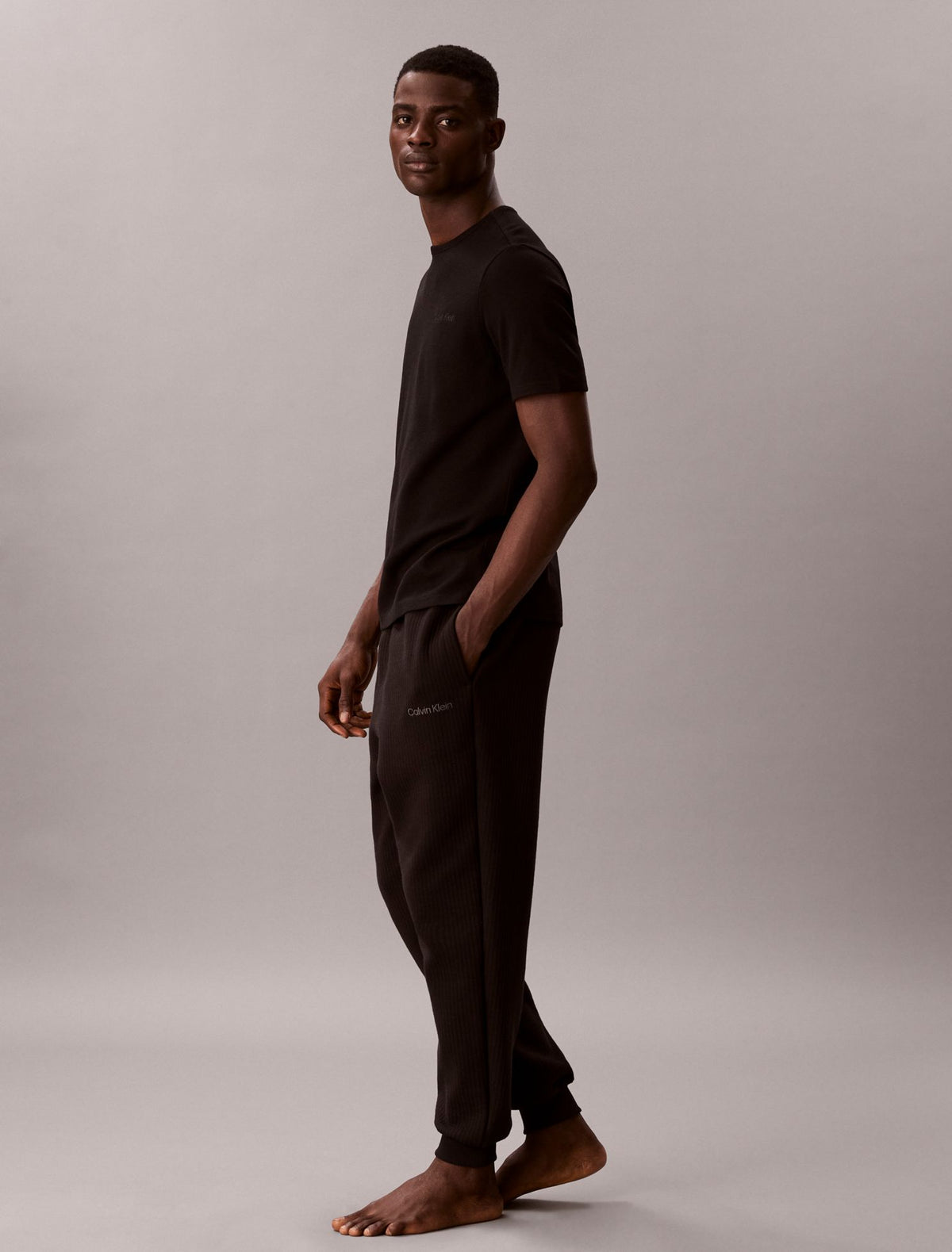 Pique Crewneck Sleep T-Shirt - Calvin Klein Underwear