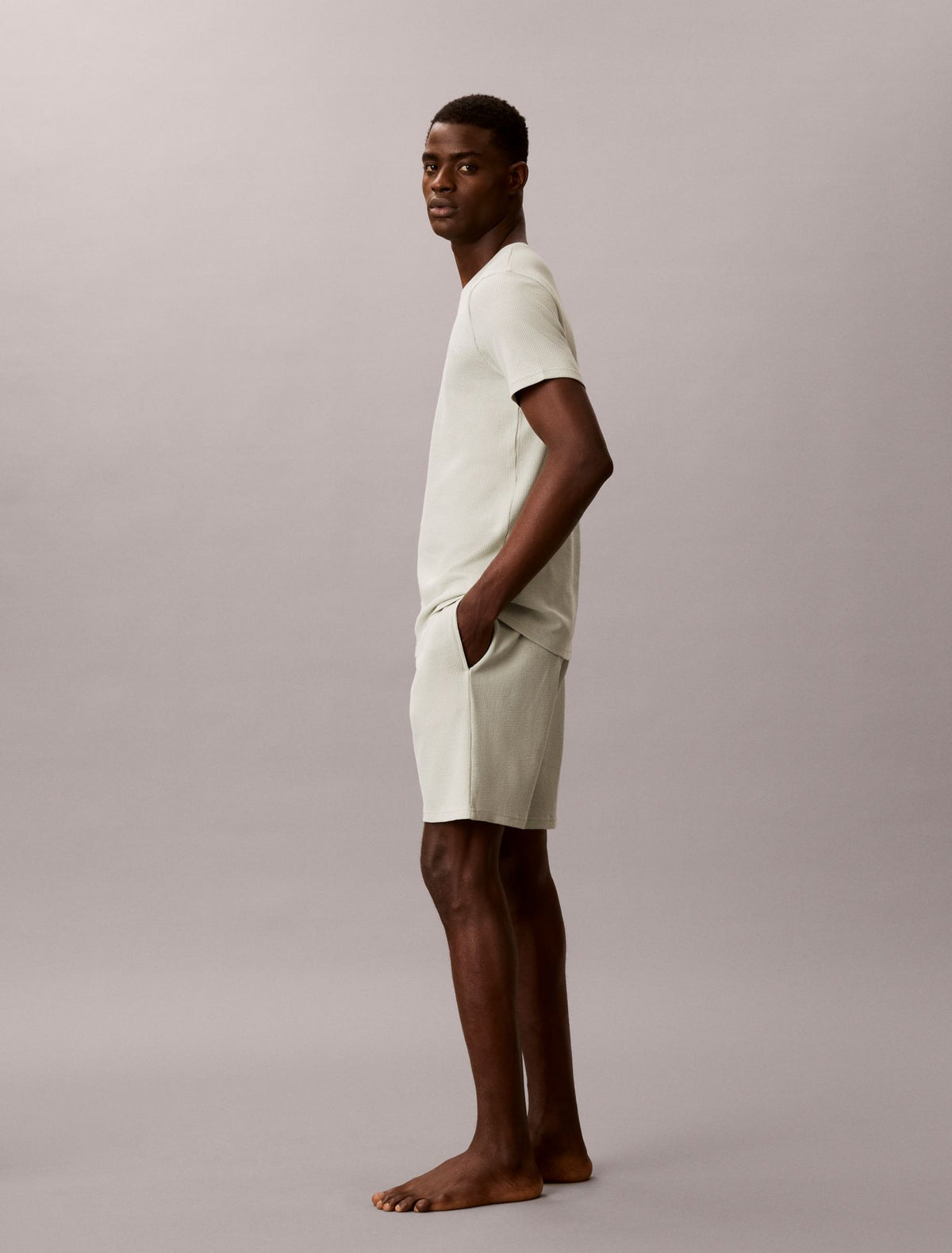 Waffle Knit Sleep T-Shirt - Calvin Klein Underwear