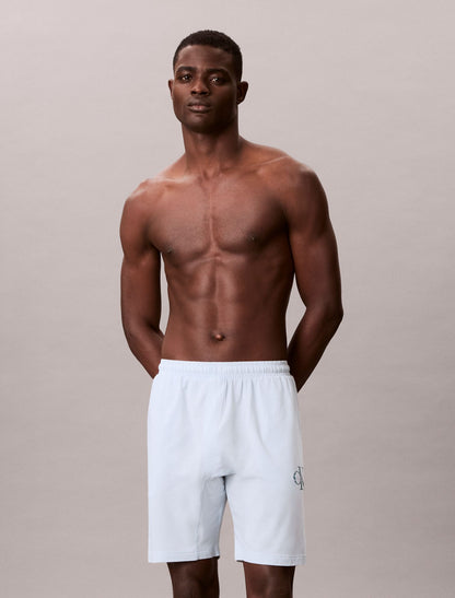 Icon Cotton Stretch Monologo Sleep Shorts - Calvin Klein Underwear