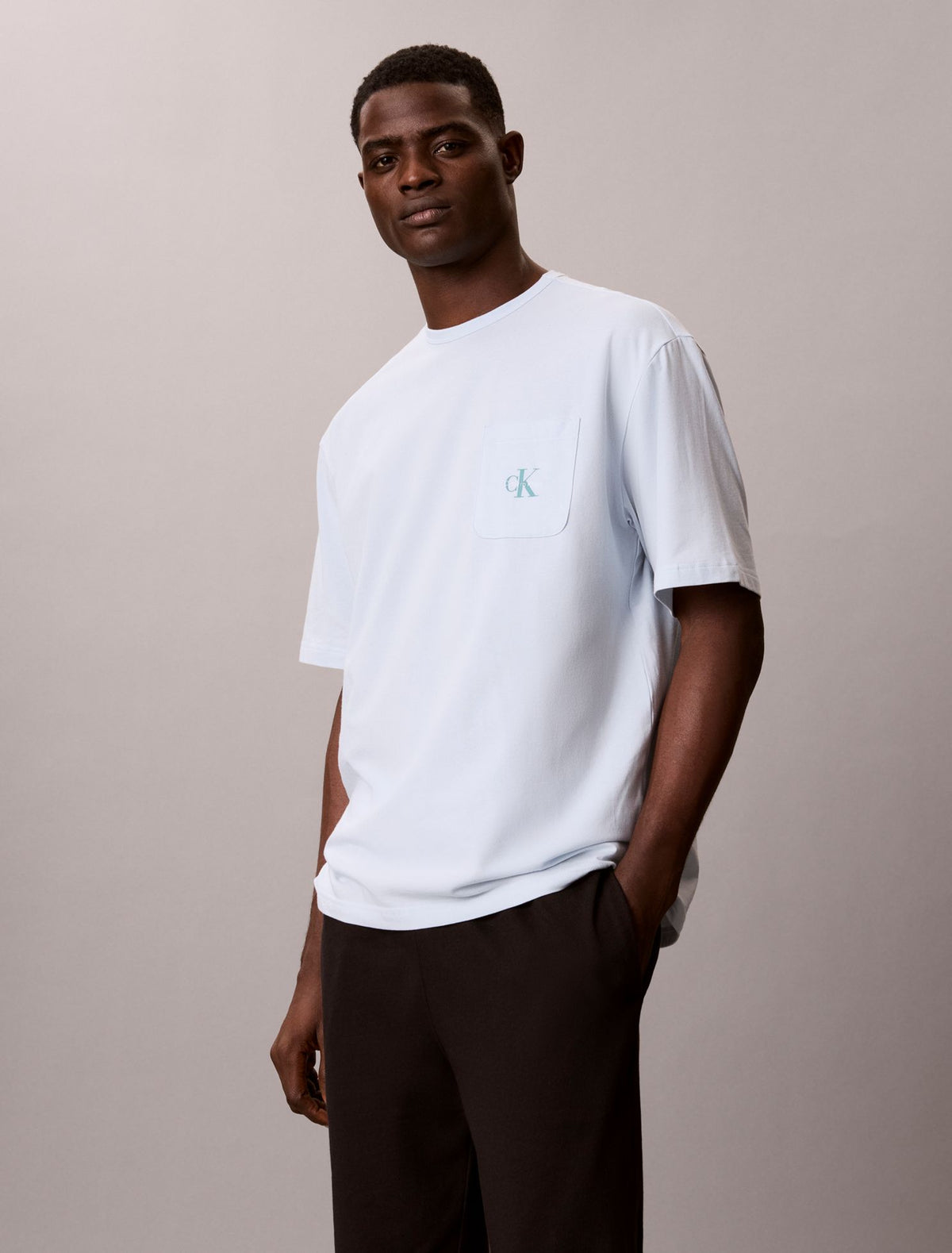 Icon Cotton Stretch Monologo Sleep Tee - Calvin Klein Underwear
