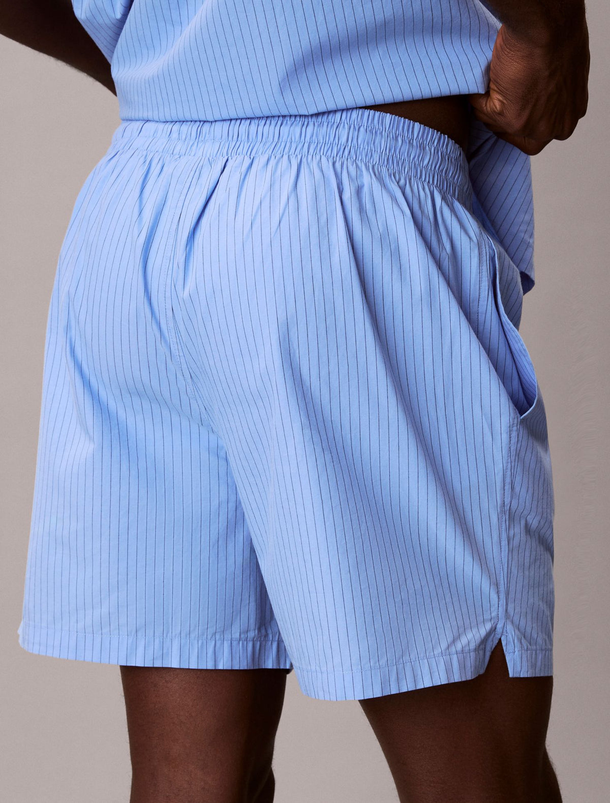 Heritage Classic Cotton Poplin Sleep Shorts - Calvin Klein Underwear