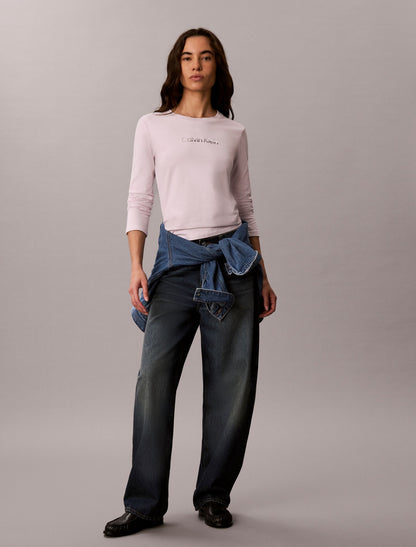 Standard Logo Slim T-Shirt - Calvin Klein Women