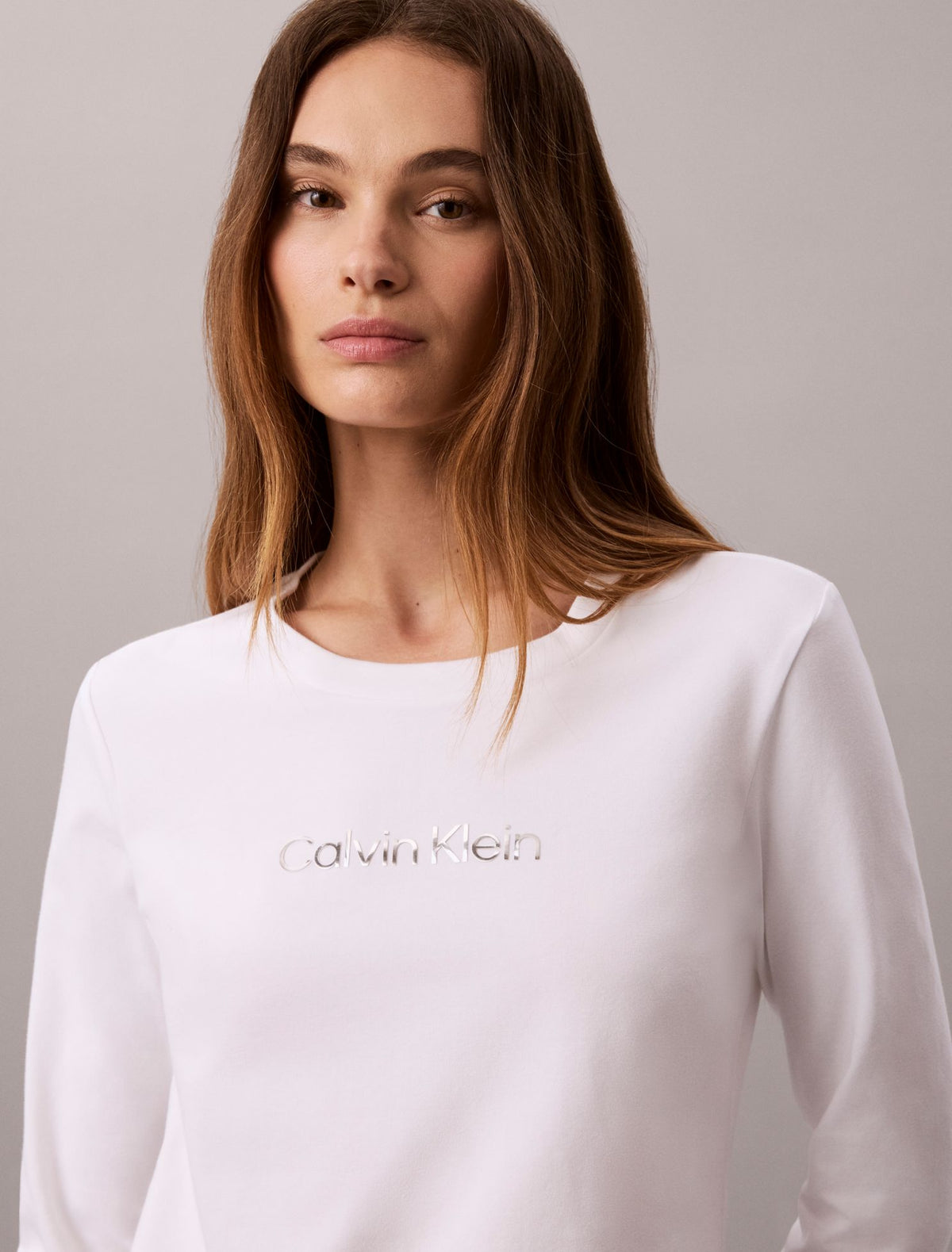 Standard Logo Slim T-Shirt - Calvin Klein Women