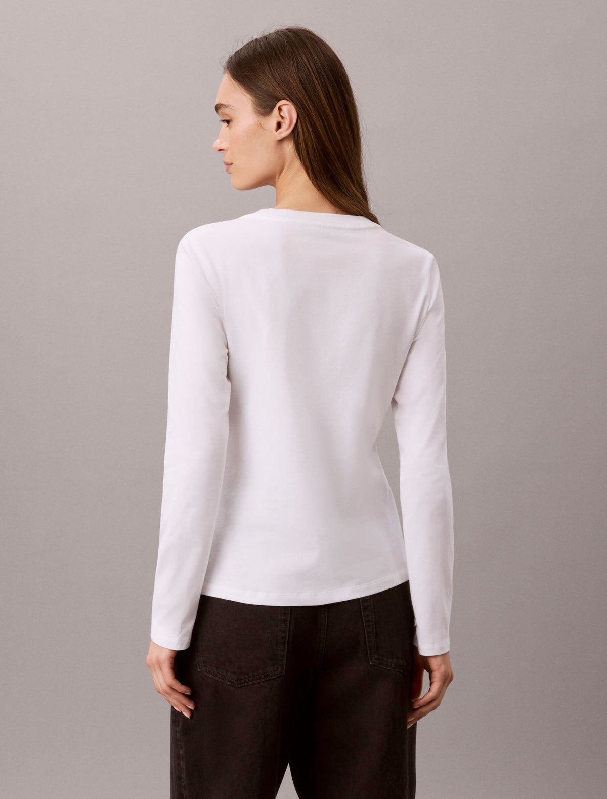 Standard Logo Slim T-Shirt - Calvin Klein Women