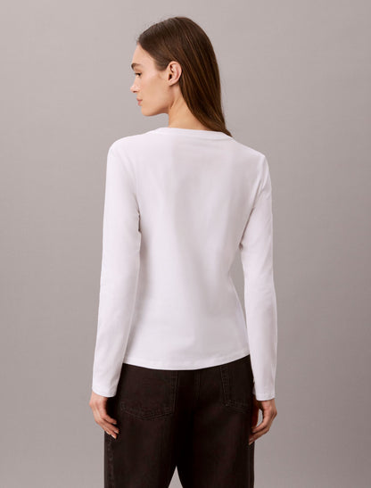 Standard Logo Slim T-Shirt - Calvin Klein Women