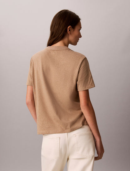 Embroidered Script Logo Tee - Calvin Klein Women