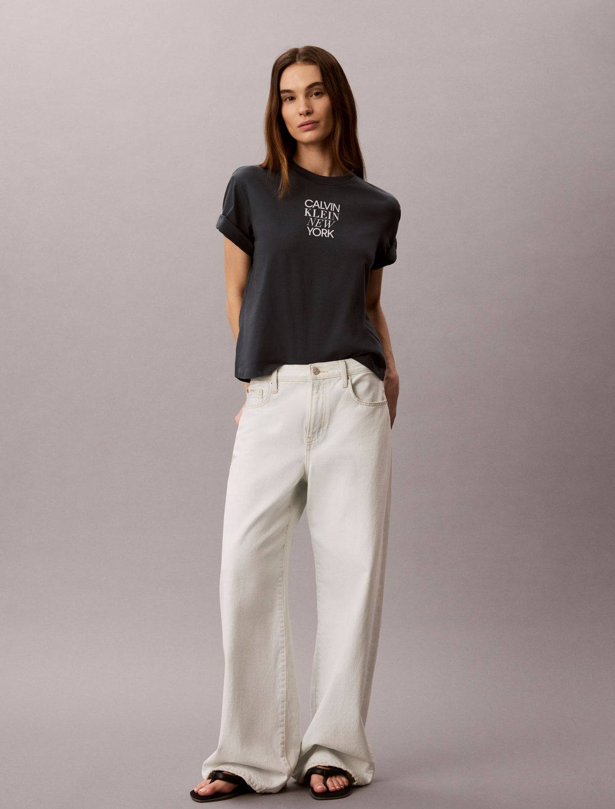 CK NY Photo Graphic Boxy Tee - Calvin Klein Women