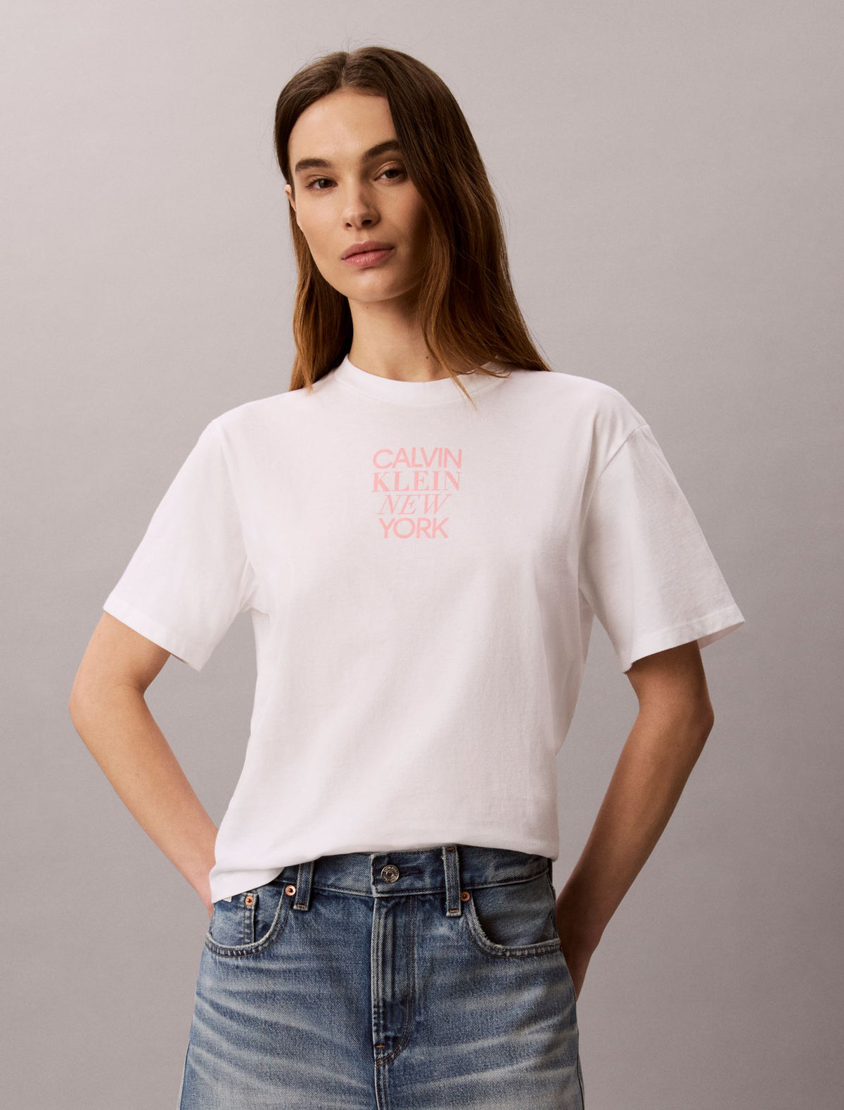 CK NY Photo Graphic Boxy Tee - Calvin Klein Women