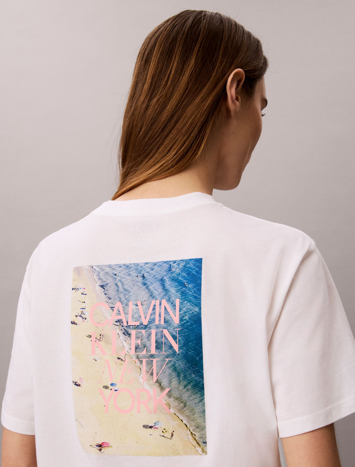 CK NY Photo Graphic Boxy Tee - Calvin Klein Women