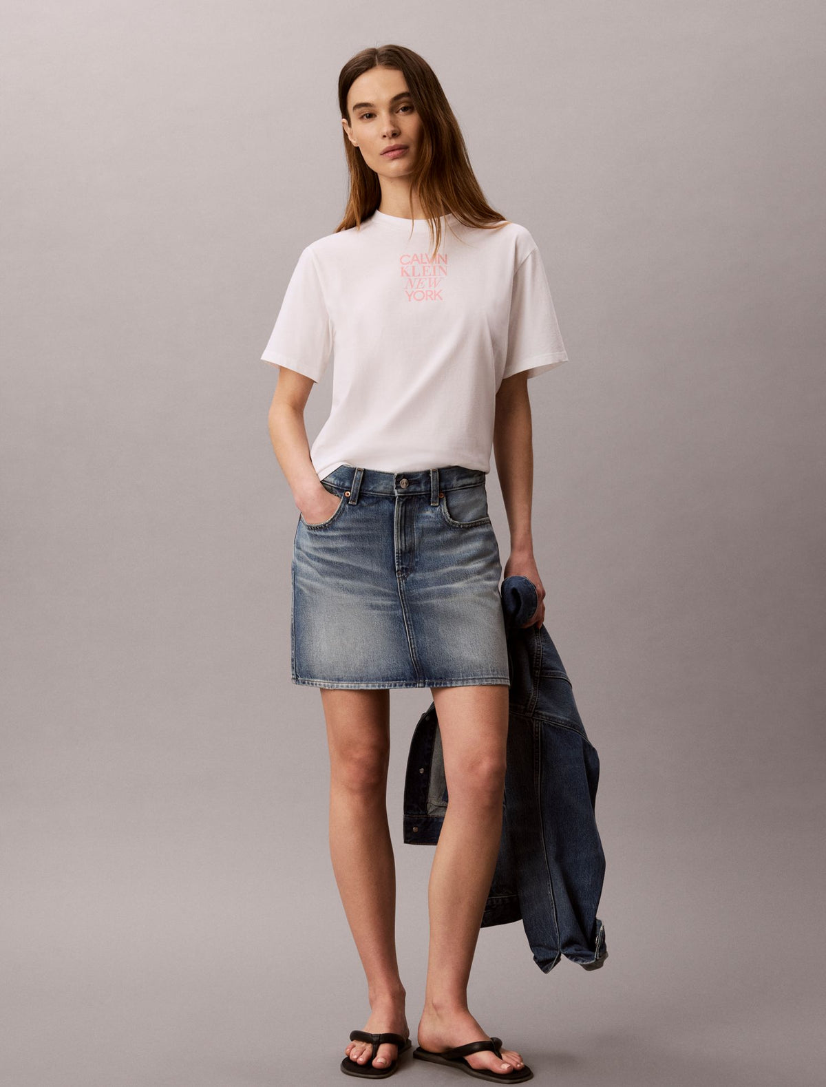 CK NY Photo Graphic Boxy Tee - Calvin Klein Women