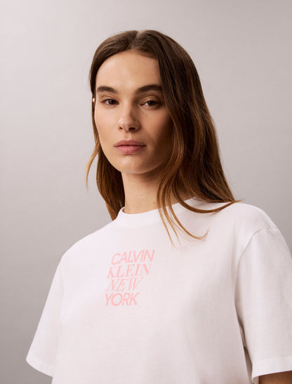 CK NY Photo Graphic Boxy Tee - Calvin Klein Women