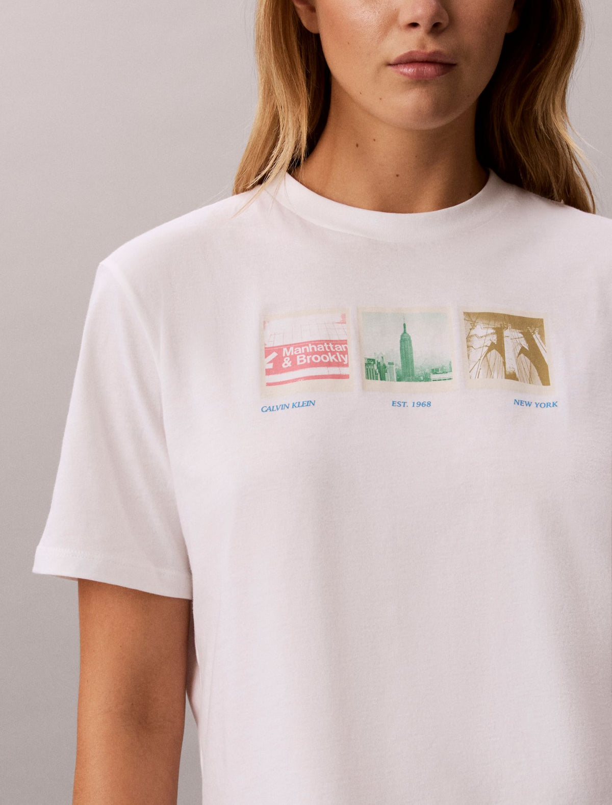 NYC Photostrip Graphic Boxy T-Shirt - Calvin Klein Women