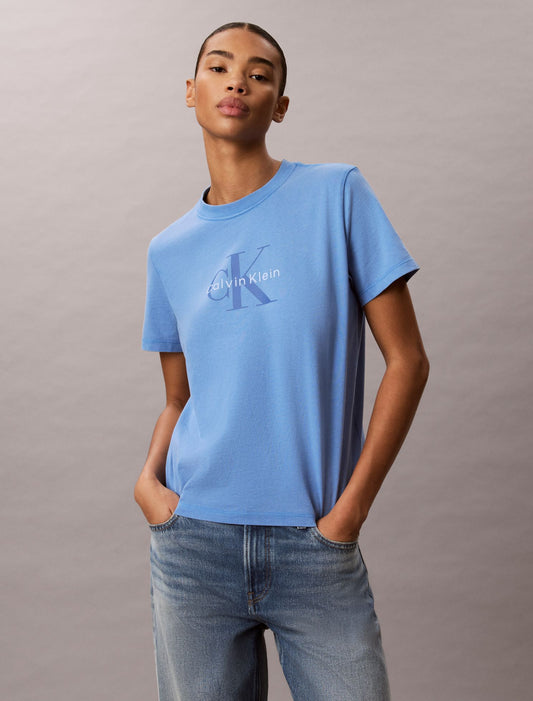 Acid Wash Monologo Tee - Calvin Klein Women