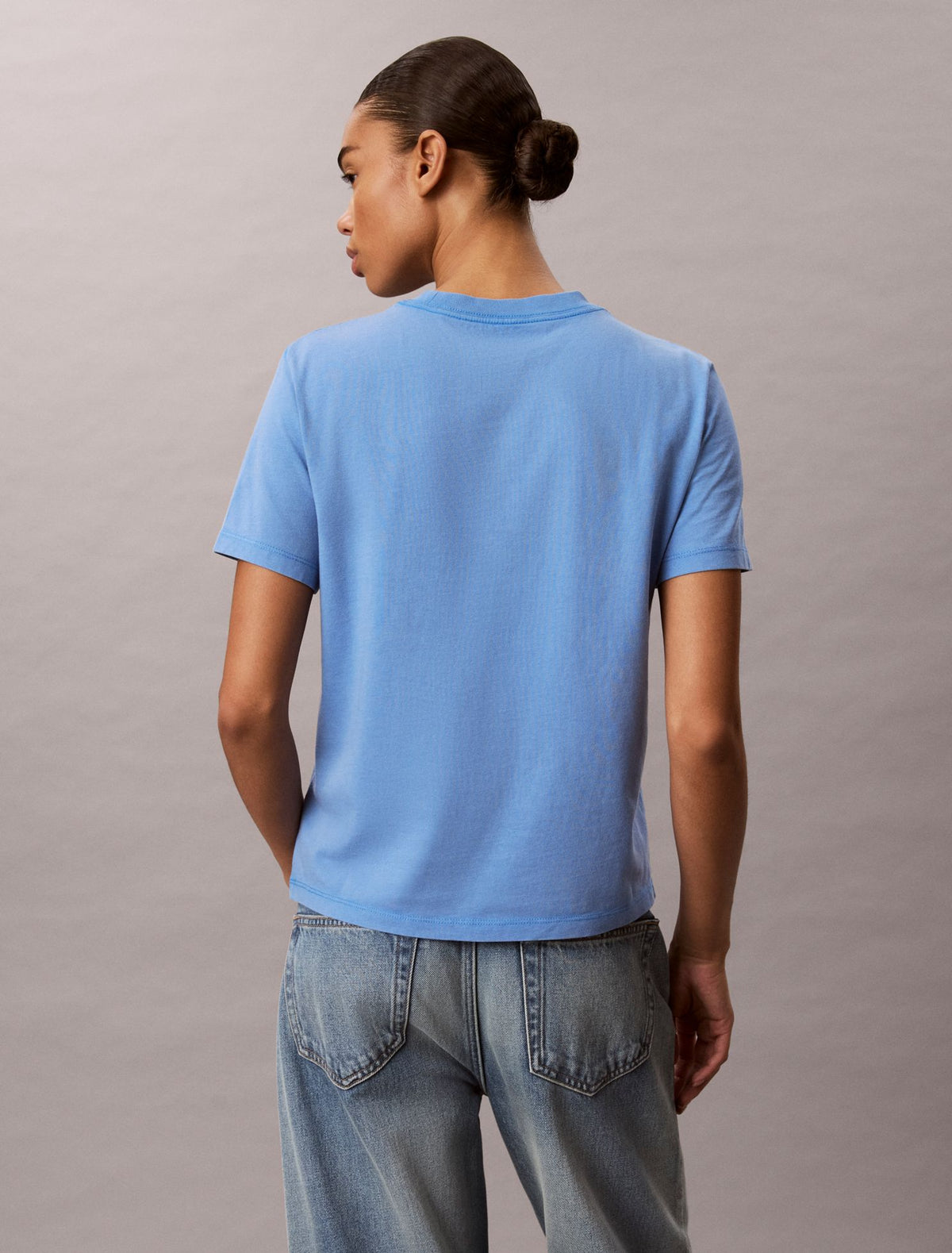 Acid Wash Monologo Tee - Calvin Klein Women