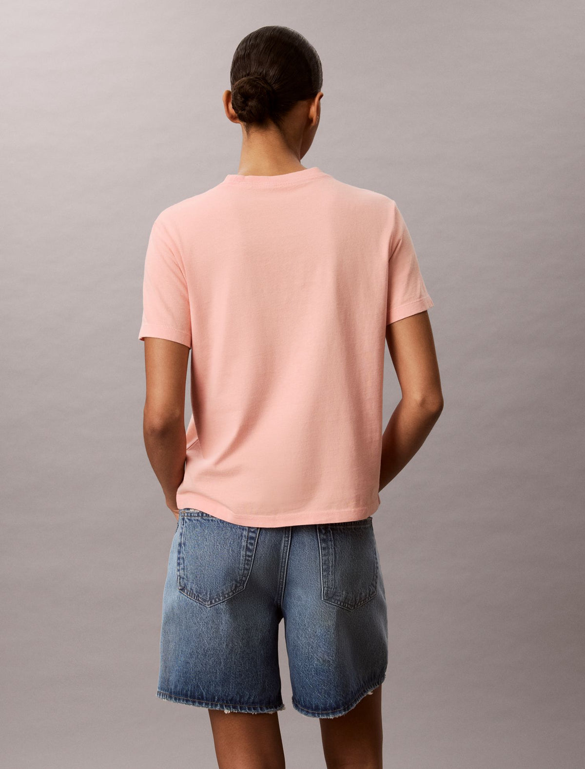 Acid Wash Monologo Tee - Calvin Klein Women