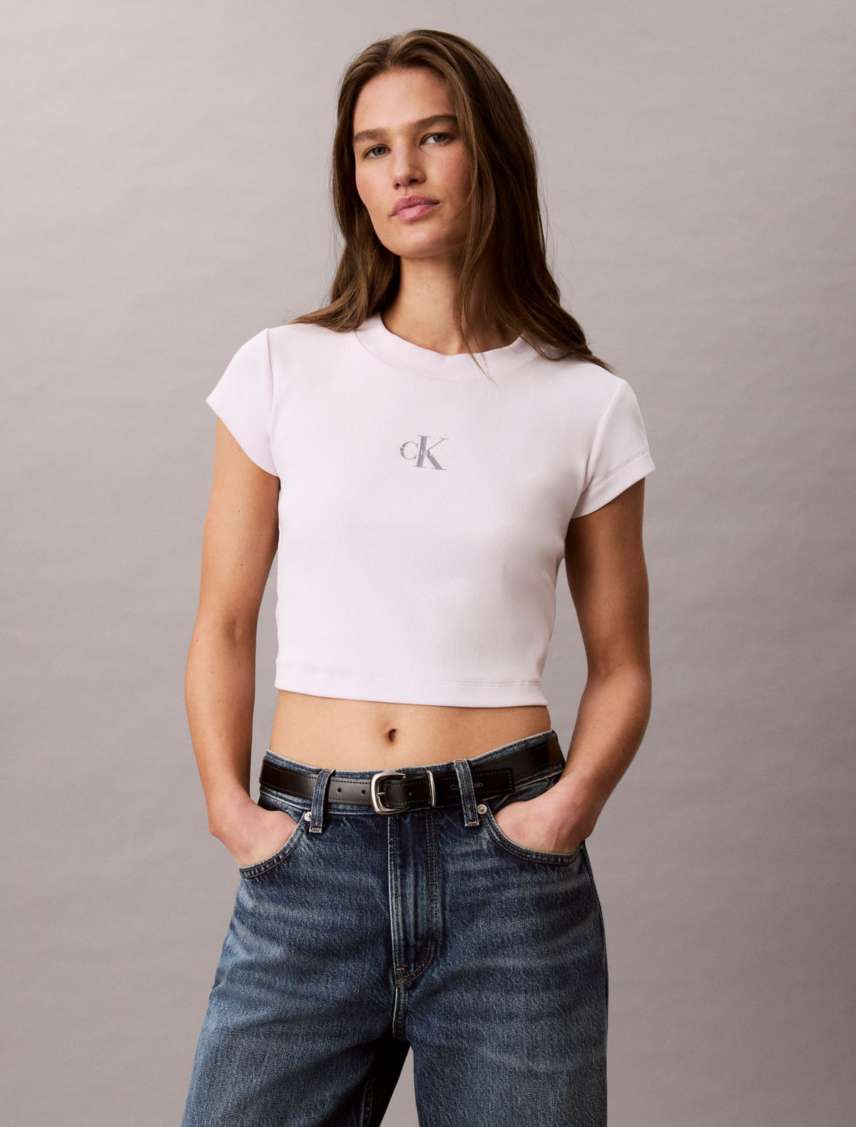 Monologo Baby Tee - Calvin Klein Women