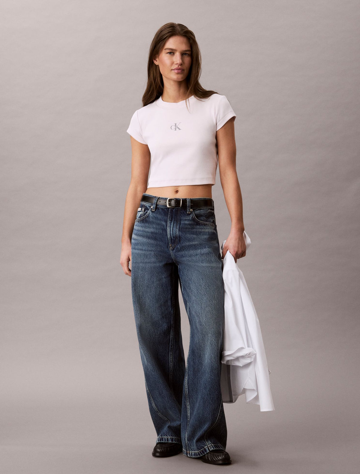 Monologo Baby Tee - Calvin Klein Women