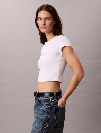 Monologo Baby Tee - Calvin Klein Women