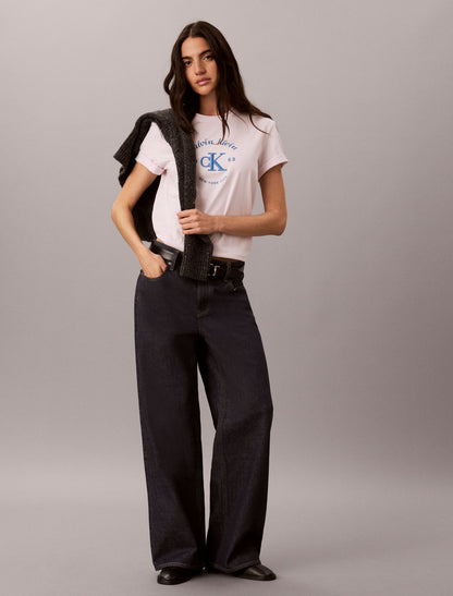Varsity Crest Logo Tee - Calvin Klein Women