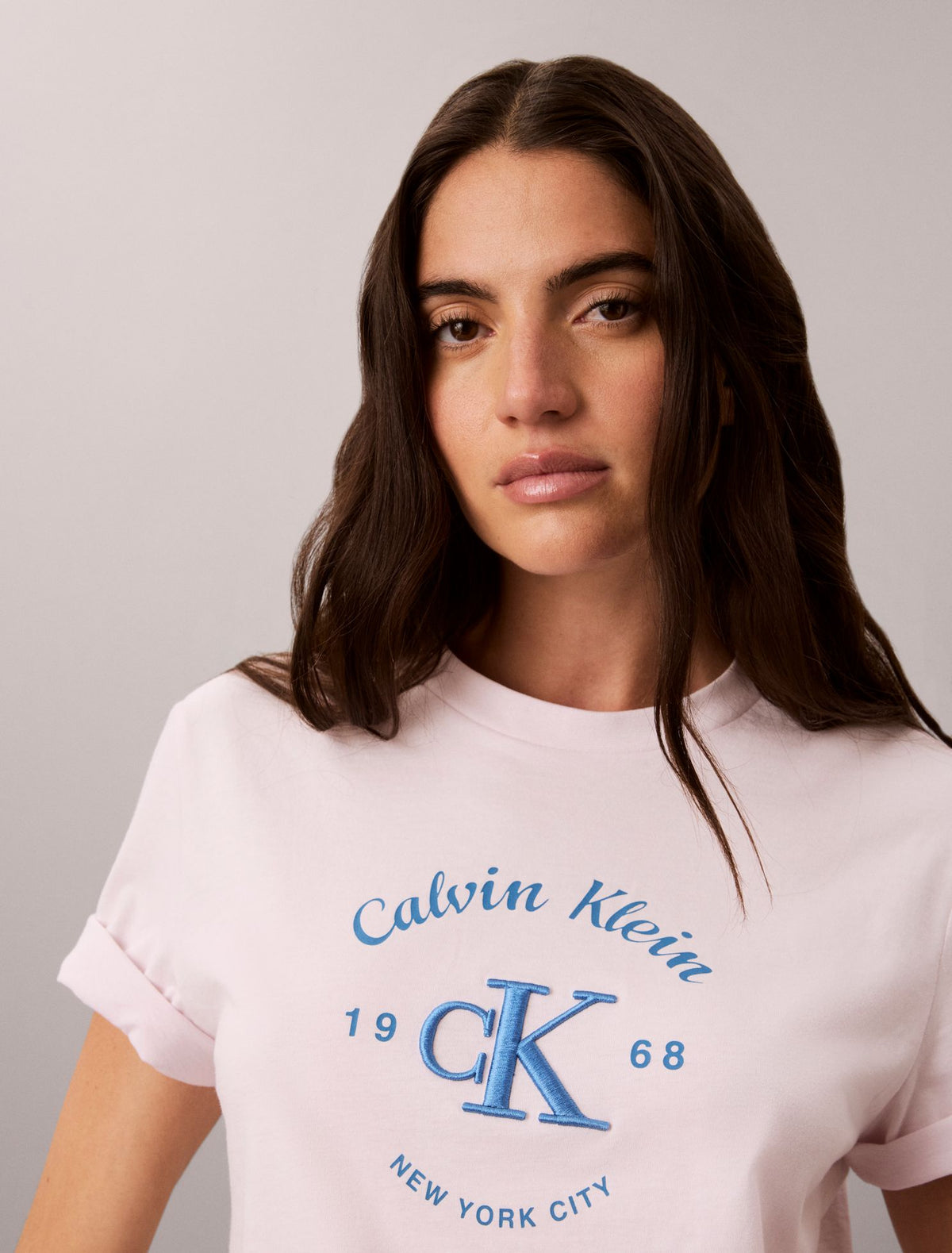 Varsity Crest Logo Tee - Calvin Klein Women