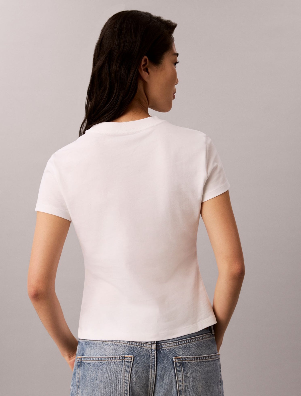 Slim Gradient Monologo Tee - Calvin Klein Women