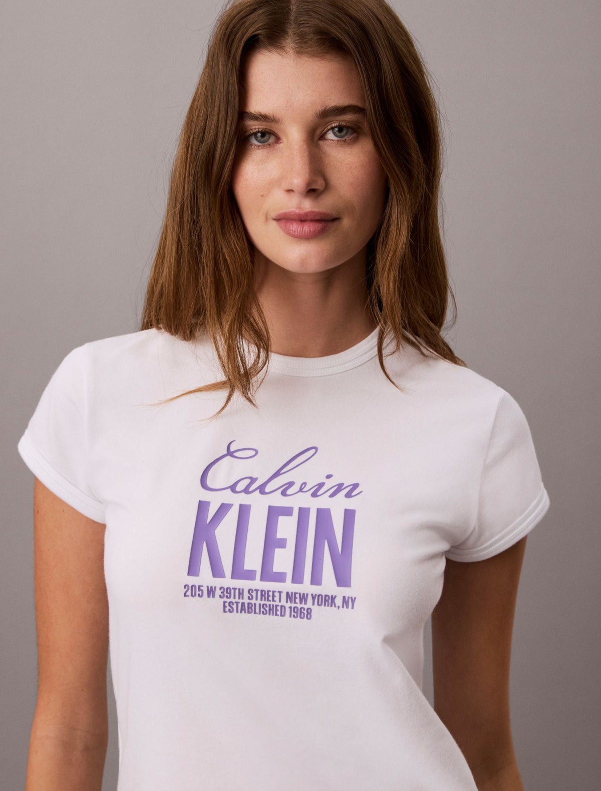 Slim Bold Logo Tee - Calvin Klein Women