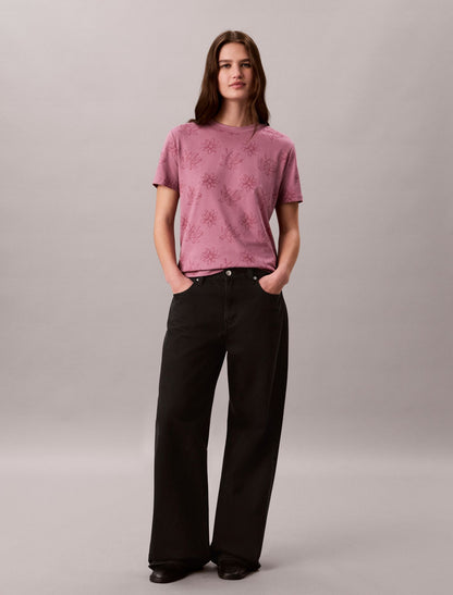 Allover Floral Tee - Calvin Klein Women