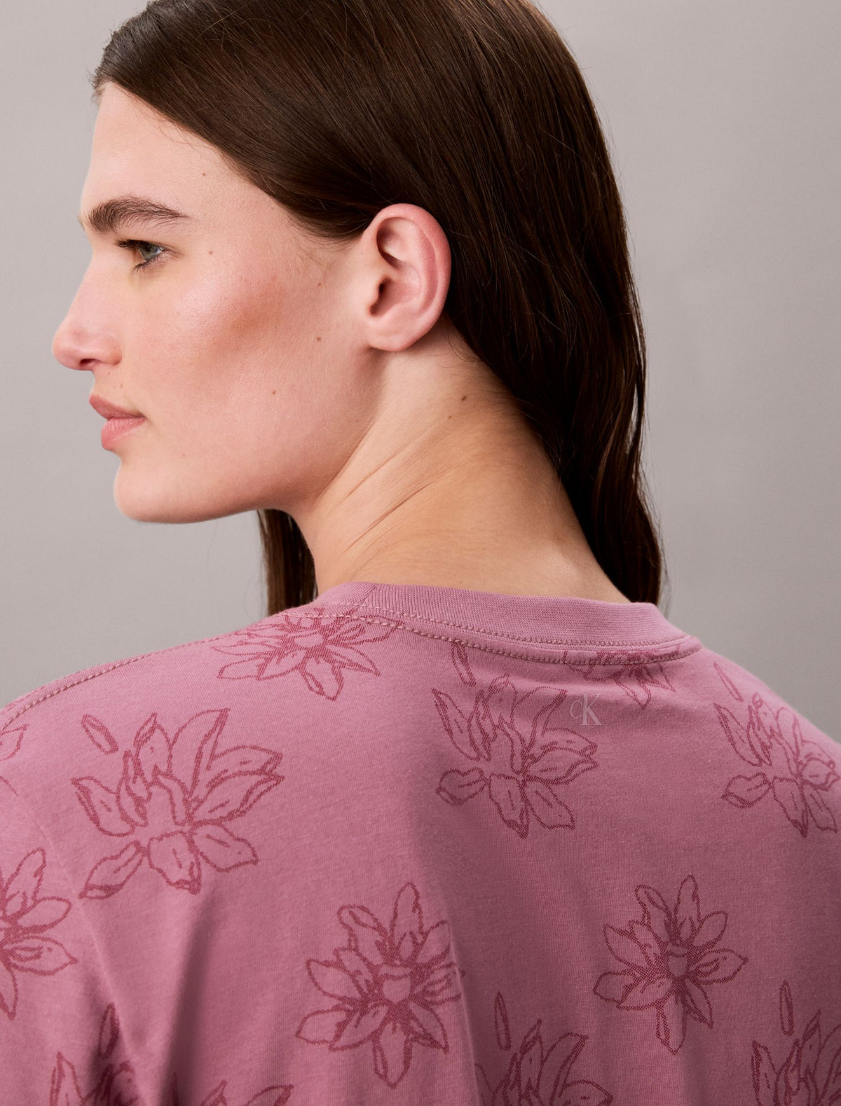Allover Floral Tee - Calvin Klein Women