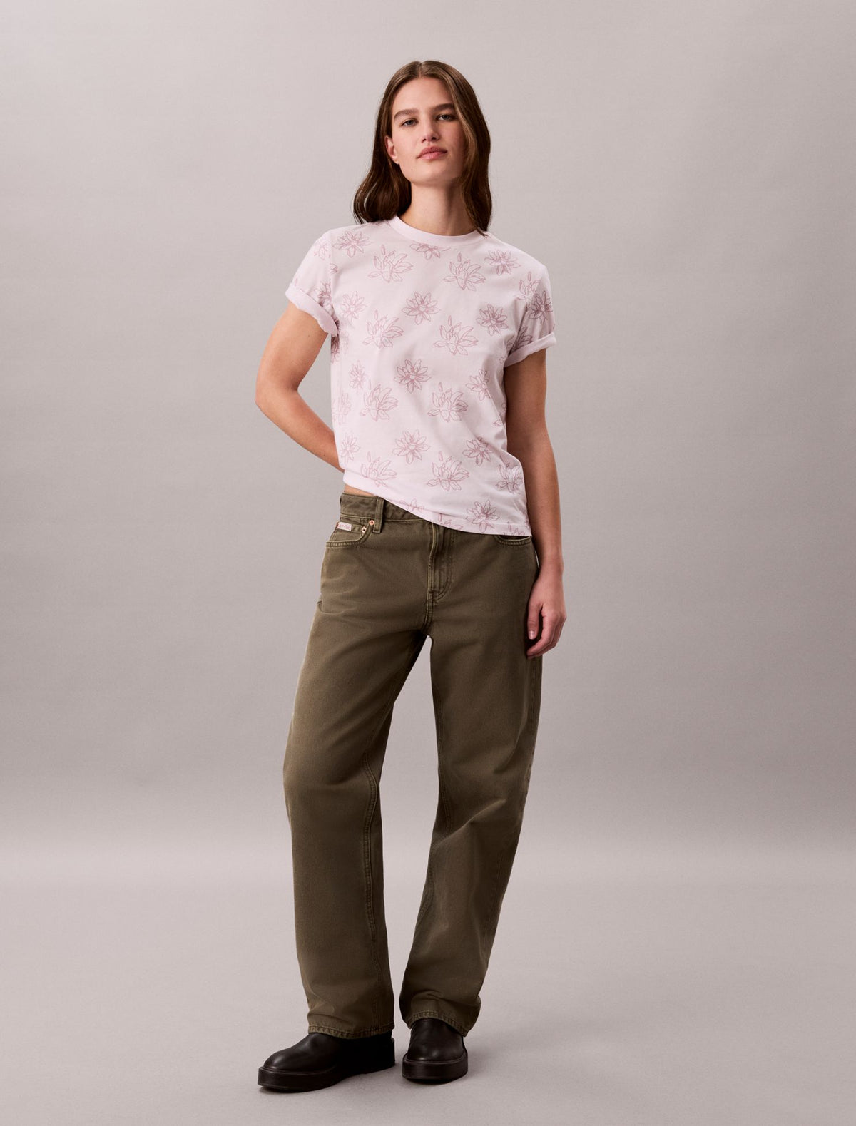 Allover Floral Tee - Calvin Klein Women