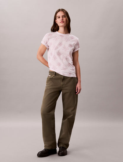 Allover Floral Tee - Calvin Klein Women