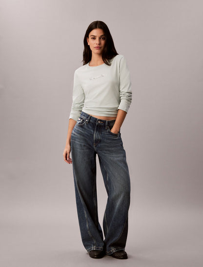Standard Logo Slim T-Shirt - Calvin Klein Women