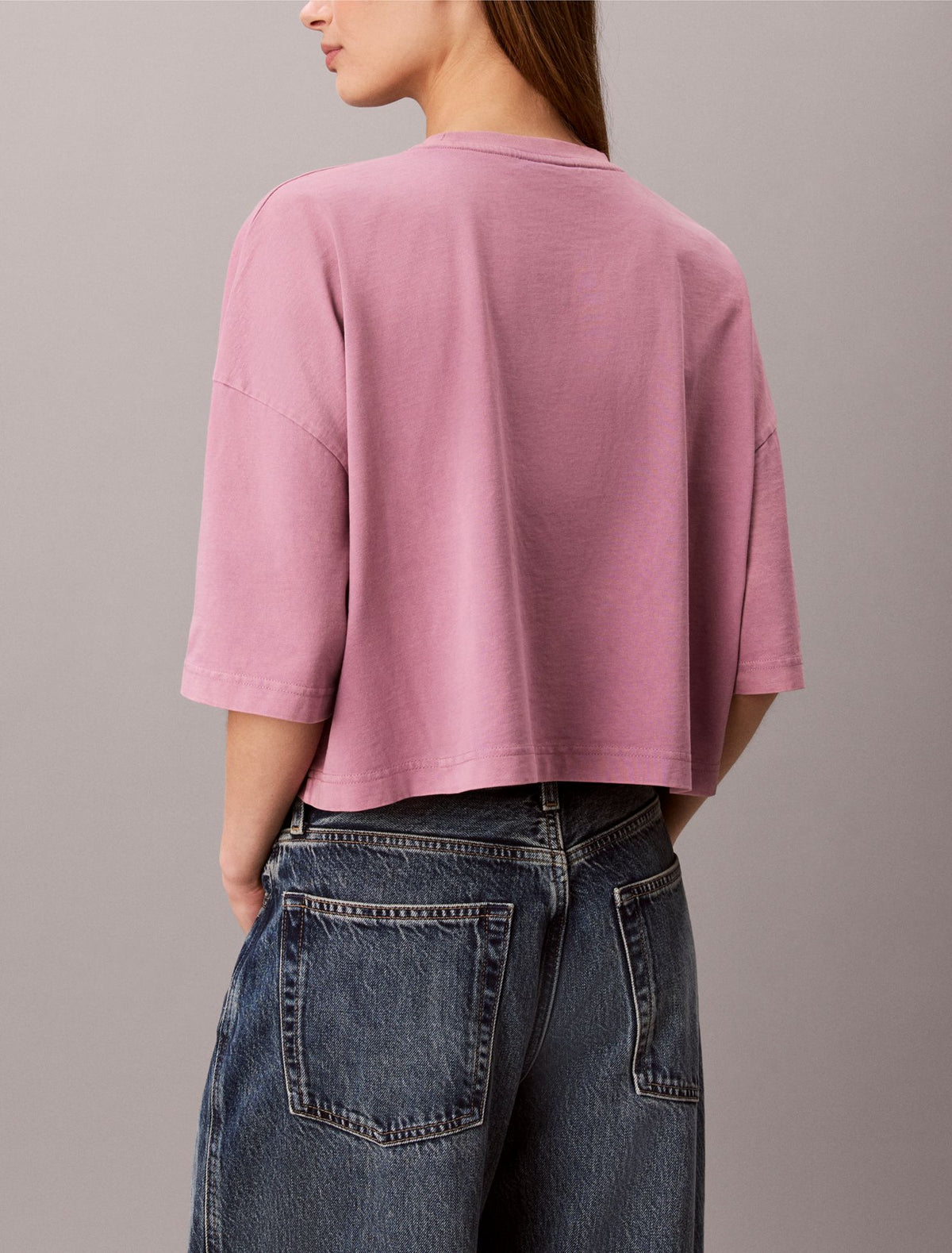 Boxy Applique Logo Tee - Calvin Klein Women