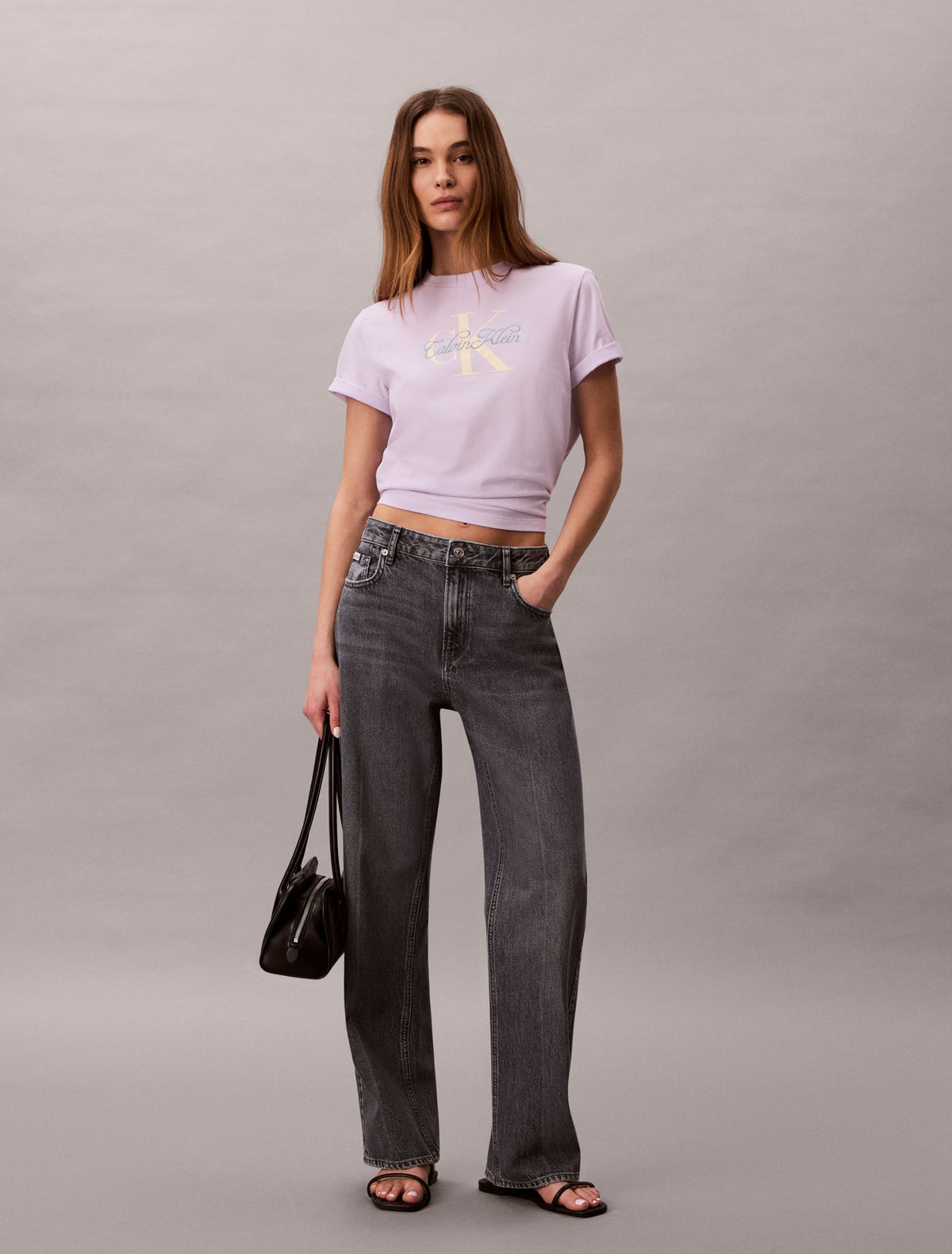 Script Monologo Graphic Classic T-Shirt - Calvin Klein Women