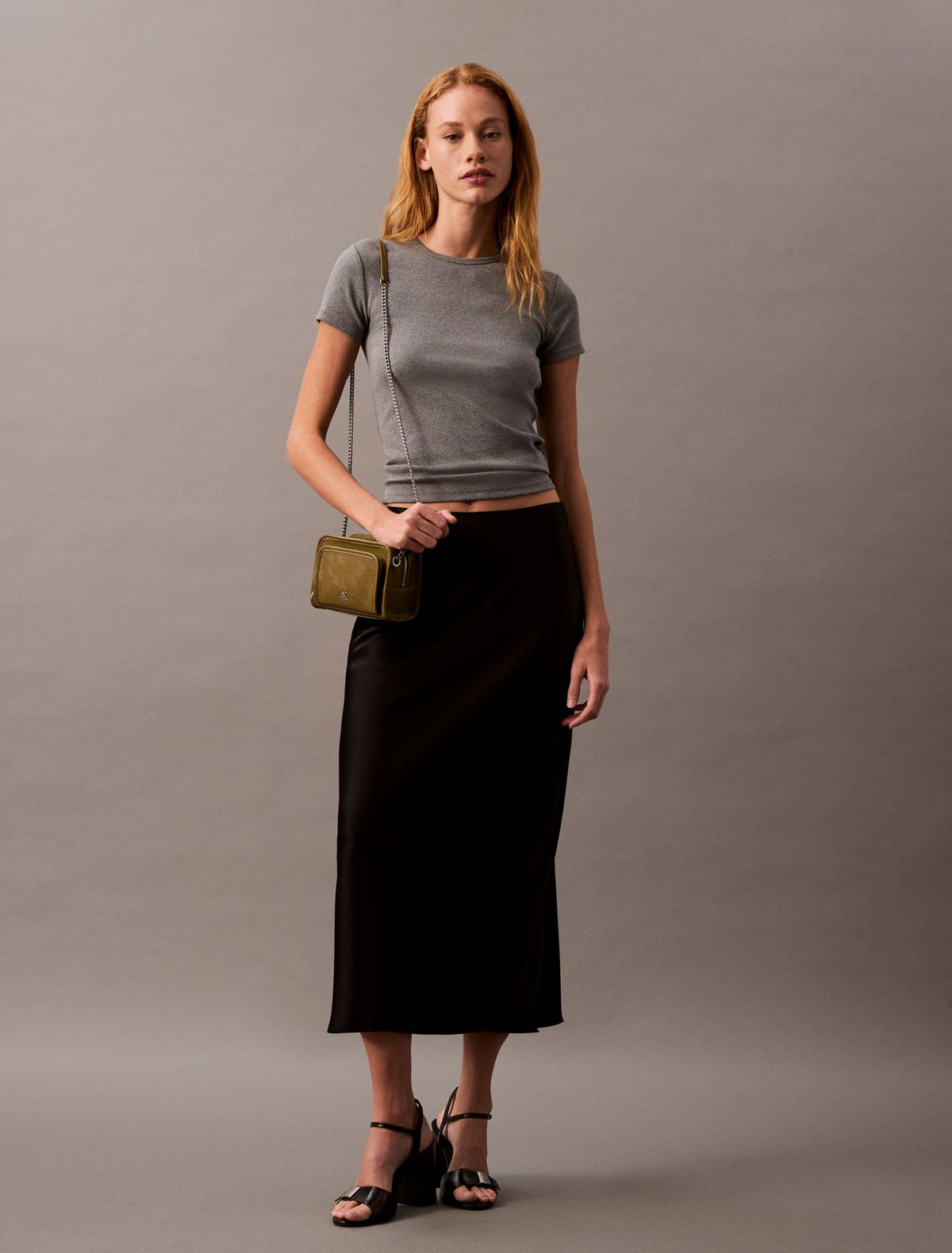 Cotton Contour Rib T-Shirt - Calvin Klein Women