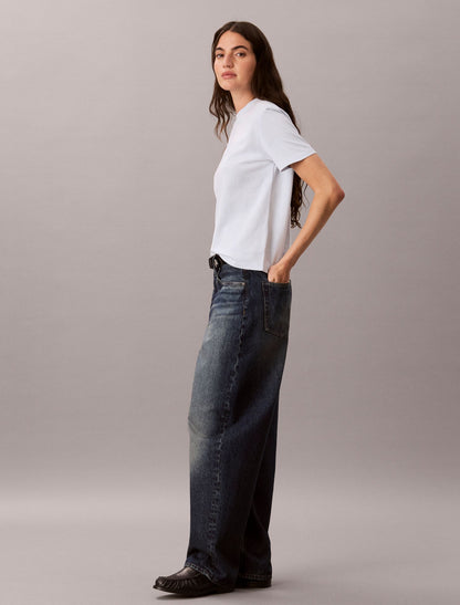 Embossed Calvin Klein Logo Tee - Calvin Klein Women