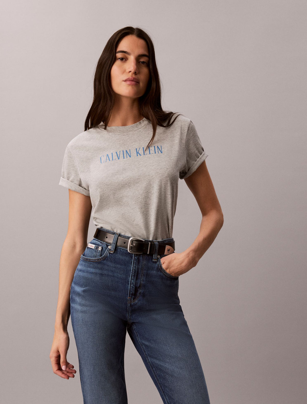 Classic Varsity Logo Tee - Calvin Klein Women