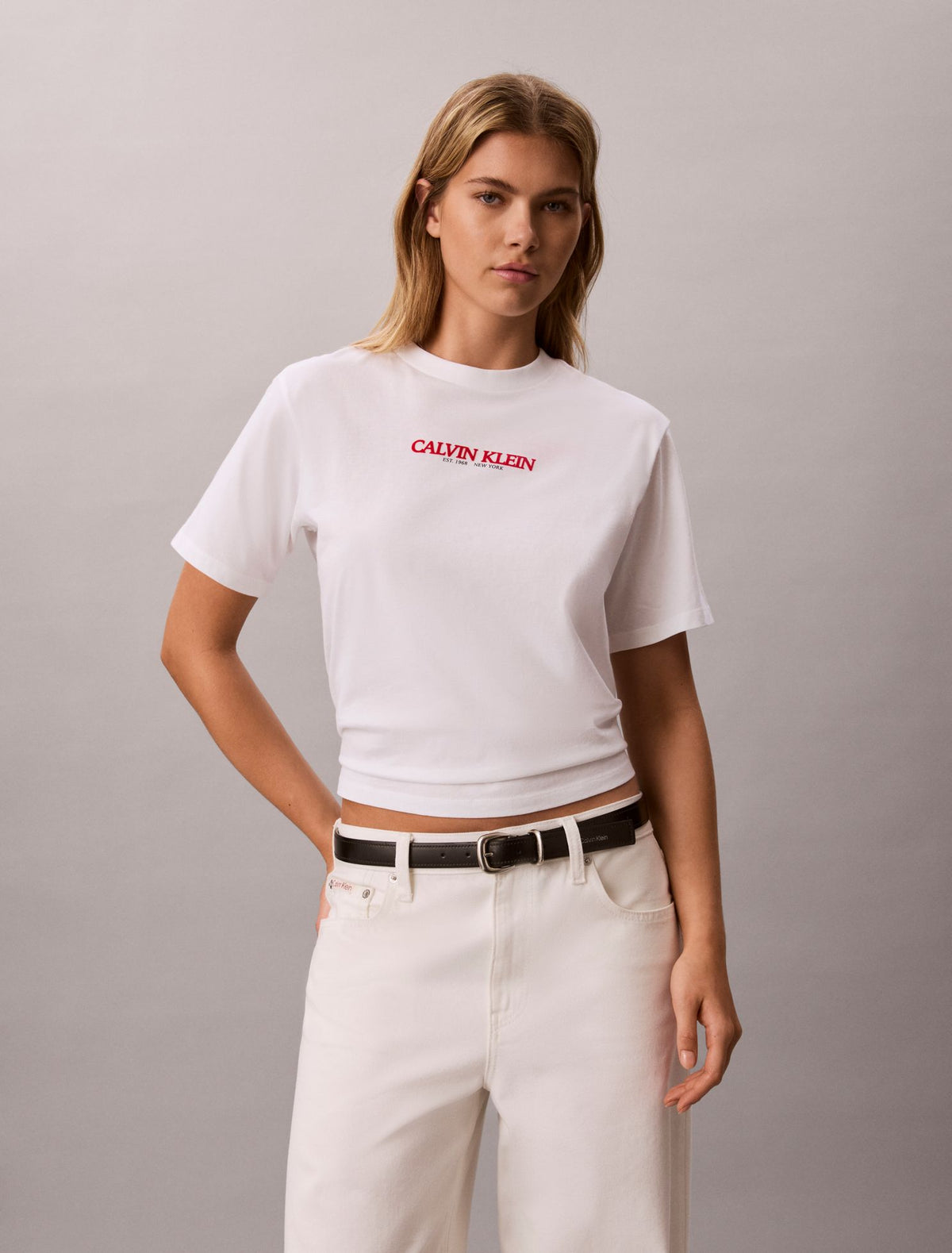Calvin Klein Logo Graphic Boxy Tee - Calvin Klein Women