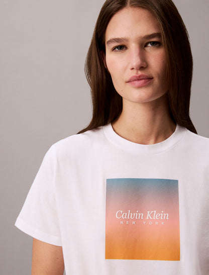Sunset Graphic Classic Tee - Calvin Klein Women